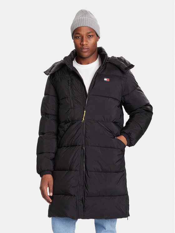 

Зимняя куртка regular fit DM0DM22256 Tommy Jeans, черный