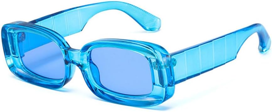 

Солнцезащитные очки вогнутой формы для женщин и мужчин, ретро-очки с широкими линзами, защита от УФ-излучения UV400 для использования на открытом воздухе generic, Blue