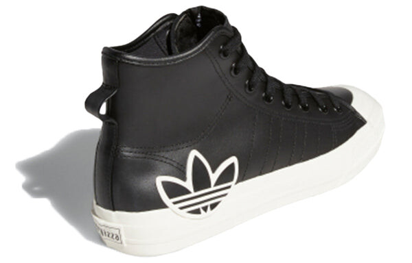 Кроссовки оригиналы nizza hi rf Adidas, черный — фото 4