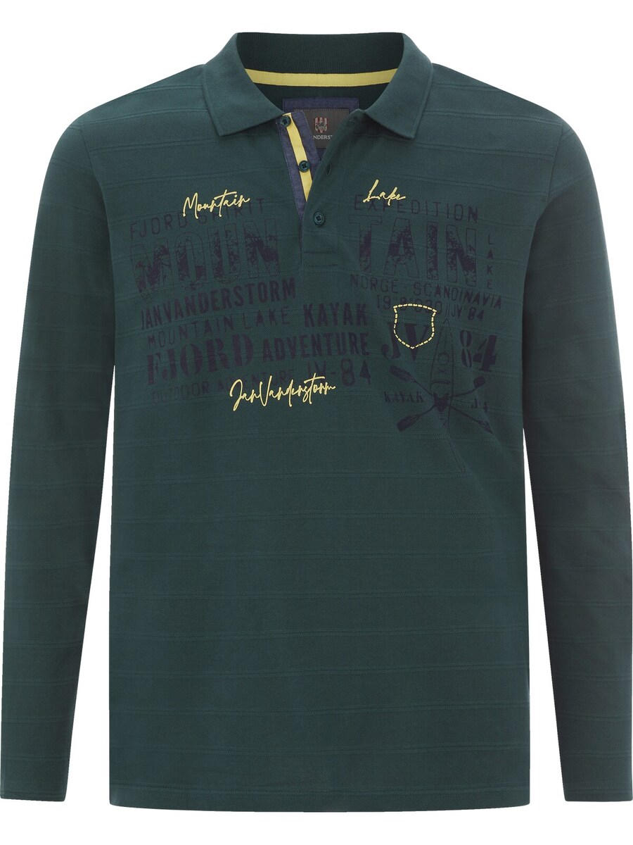 

Рубашка Jan Vanderstorm Makse, цвет Light green/Dark green