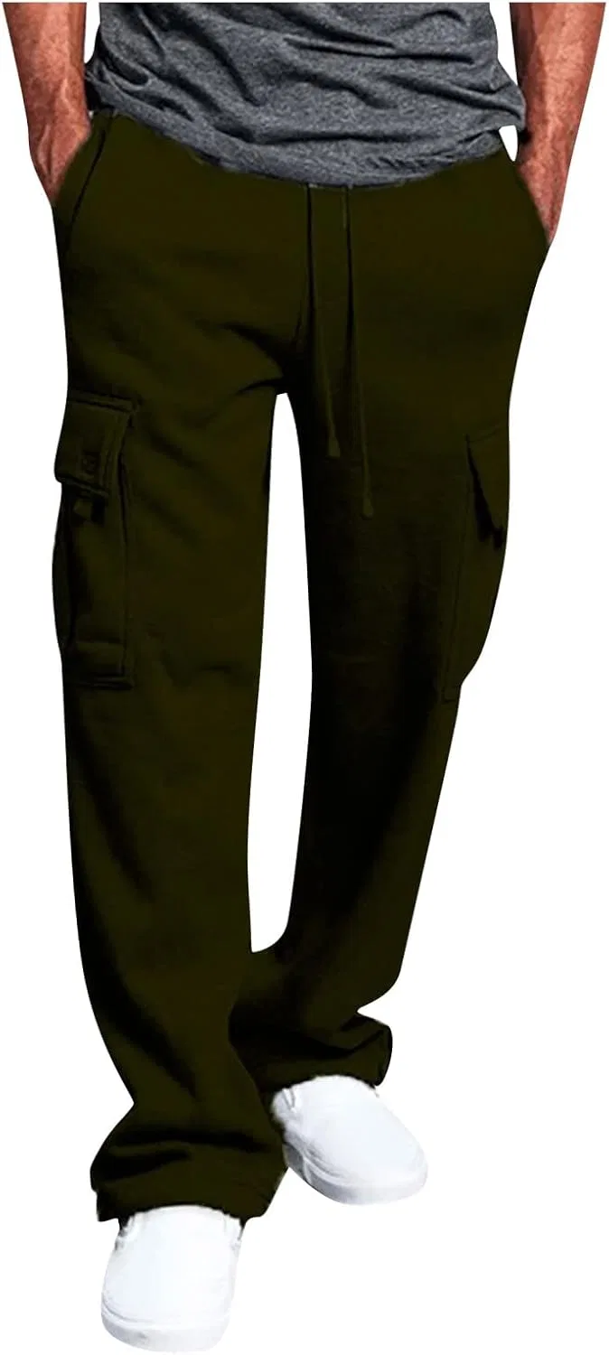 Штаны карго, свободные, Army Green