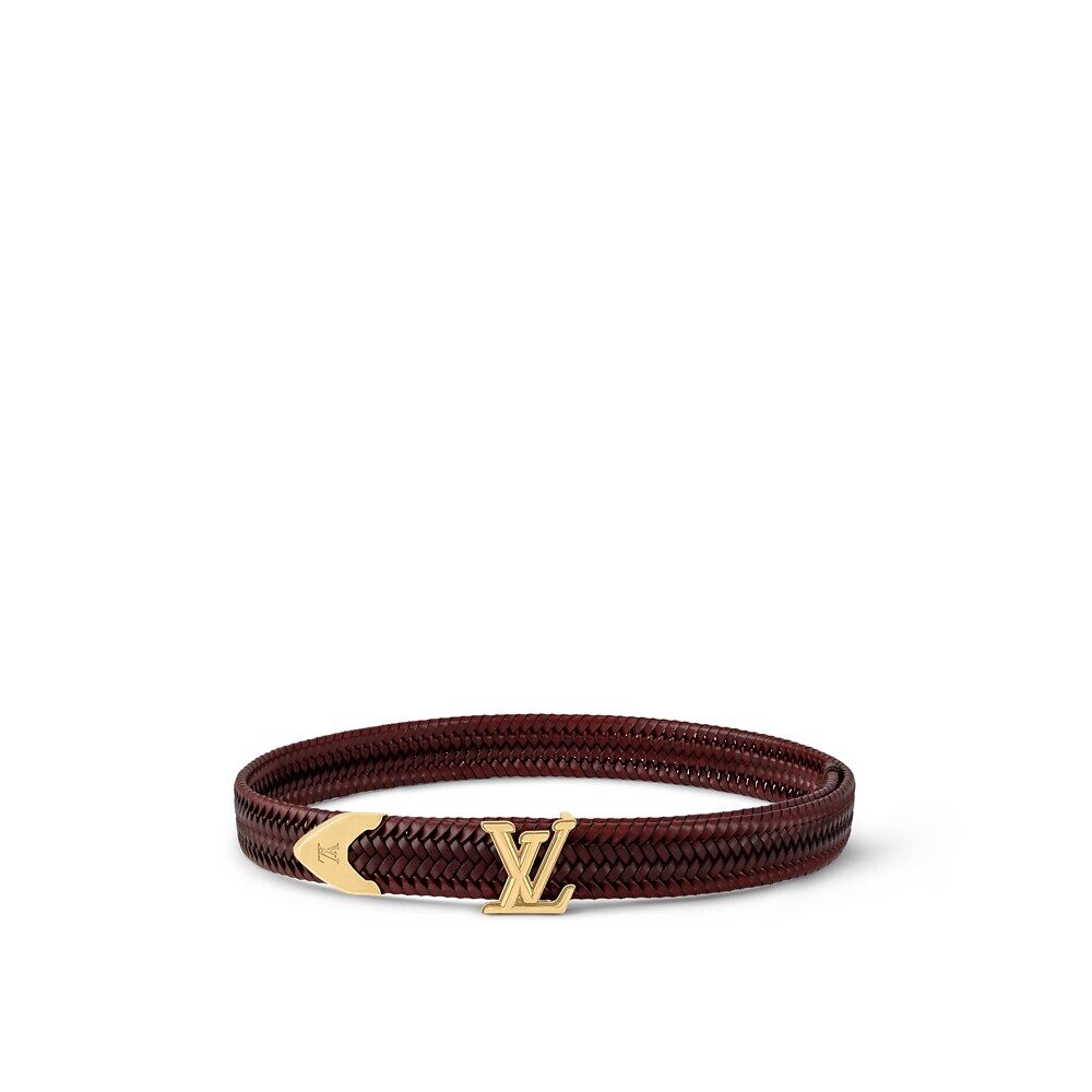 

Плетеный ремень LV Dimension 40 мм Louis Vuitton, коричневый