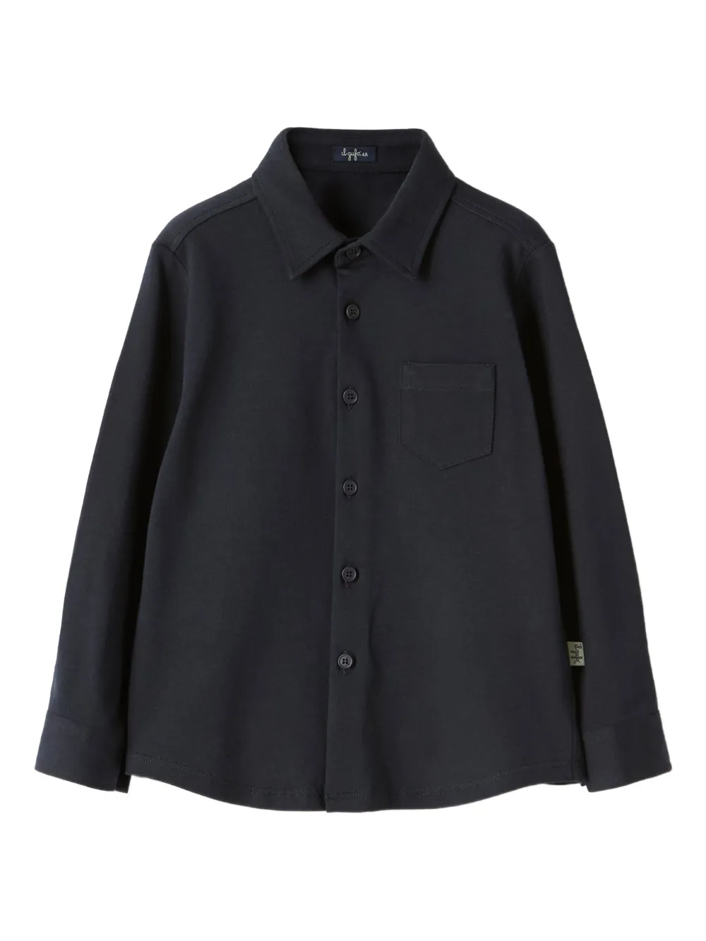 

Рубашка с нагрудным карманом Il Gufo, синий