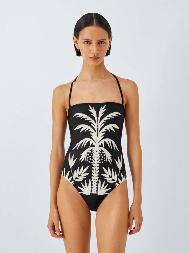 

Купальник Oasis с бандо John Lewis, Black