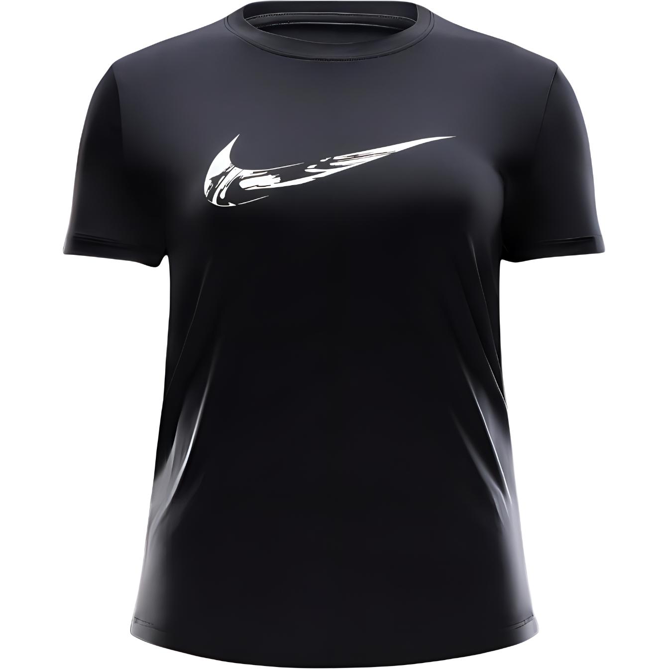 

Nike Футболка для бега Dri Fit женская black