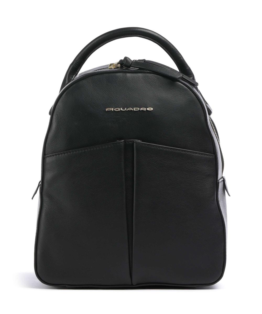 

Рюкзак W134 из зернистой коровьей кожи Piquadro, черный