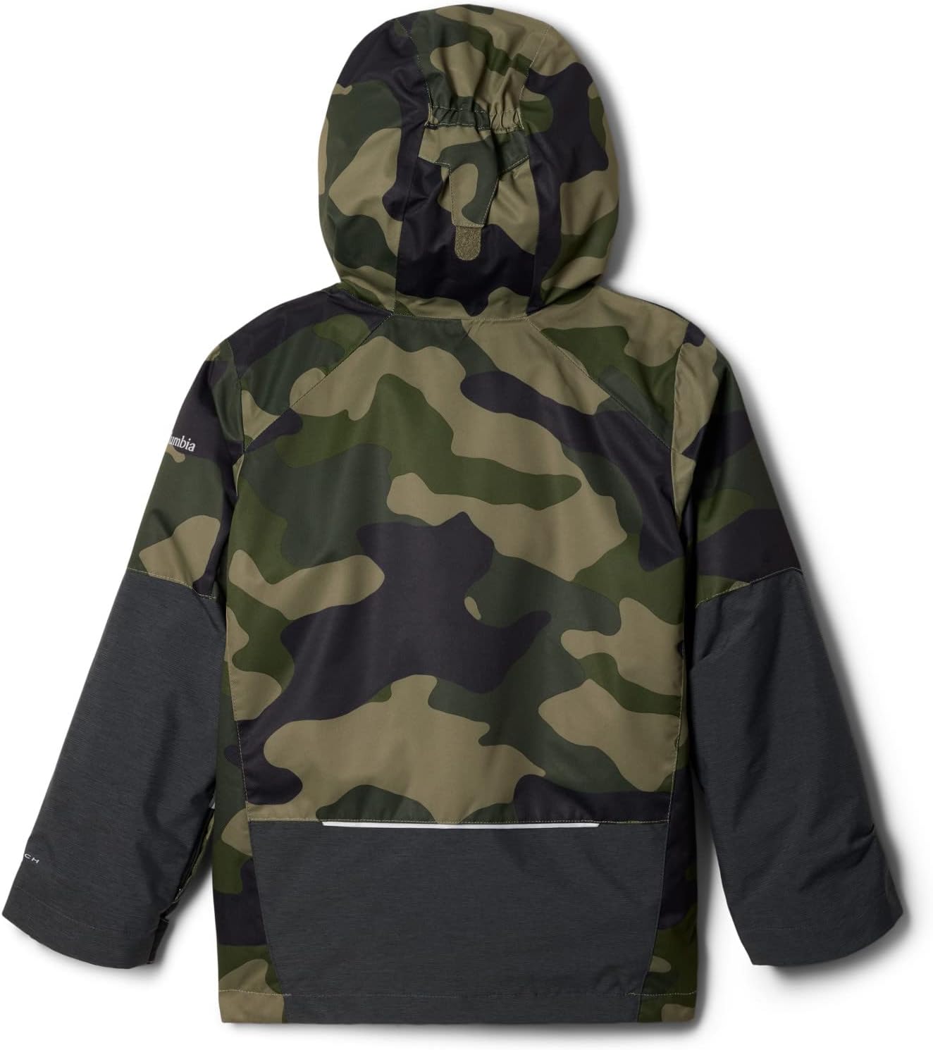 Куртка Columbia Youth Boys Whirlibird II Interchange, Stone Green Mod Camo/Shark — фото 2