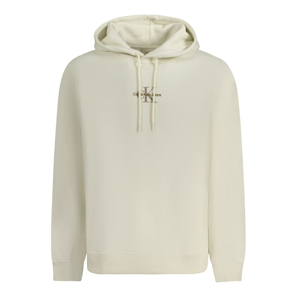 

Белый хлопковый мужской свитер Calvin Klein