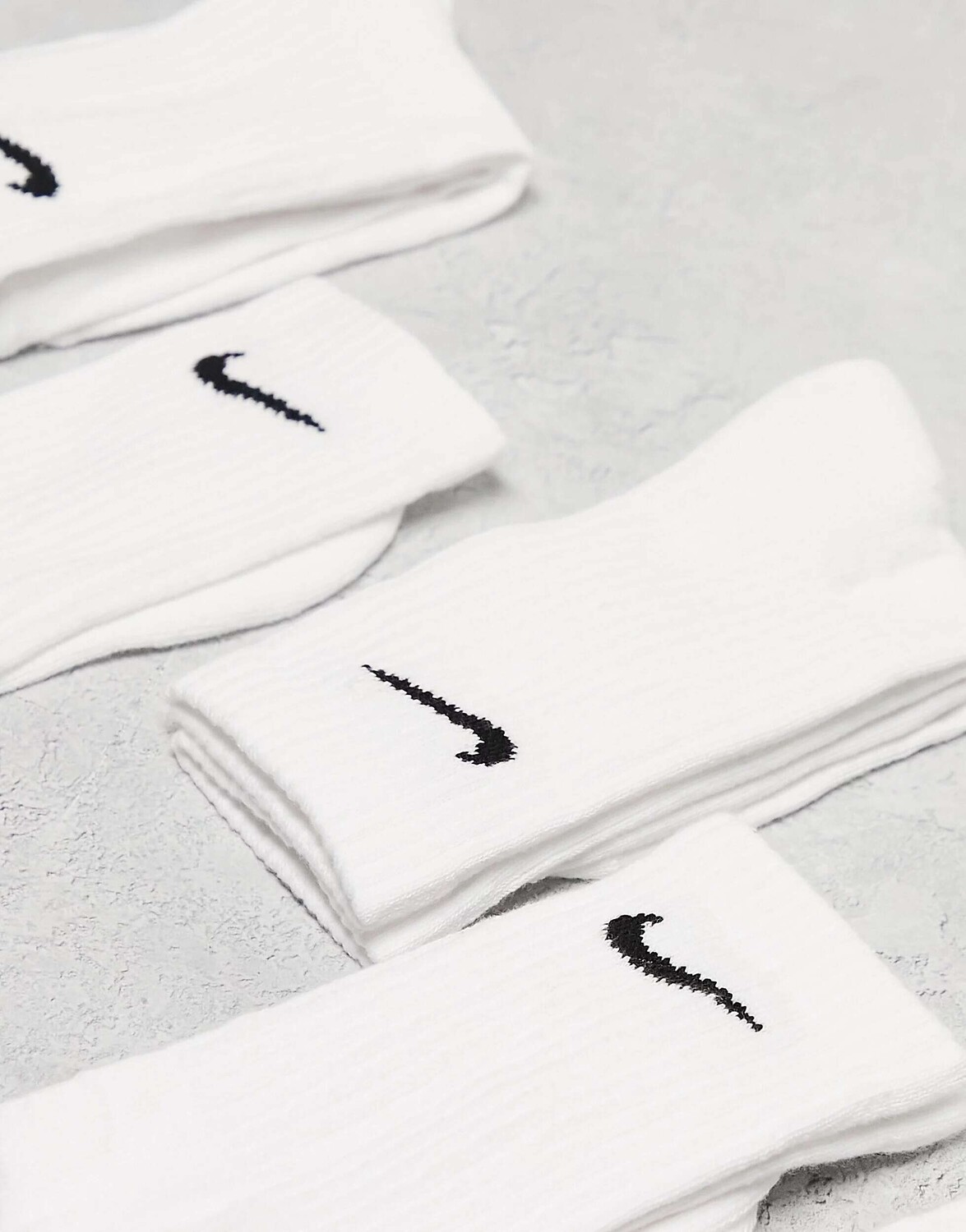 Белые повседневные мягкие носки для тренировок Nike, 6 шт. Nike — фото 2