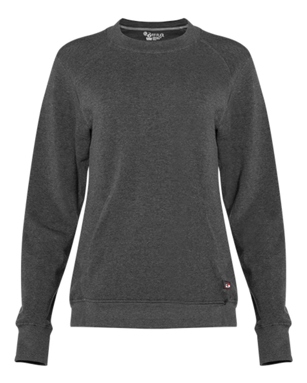 

Женская толстовка FitFlex из французского трикотажа Badger, цвет charcoal