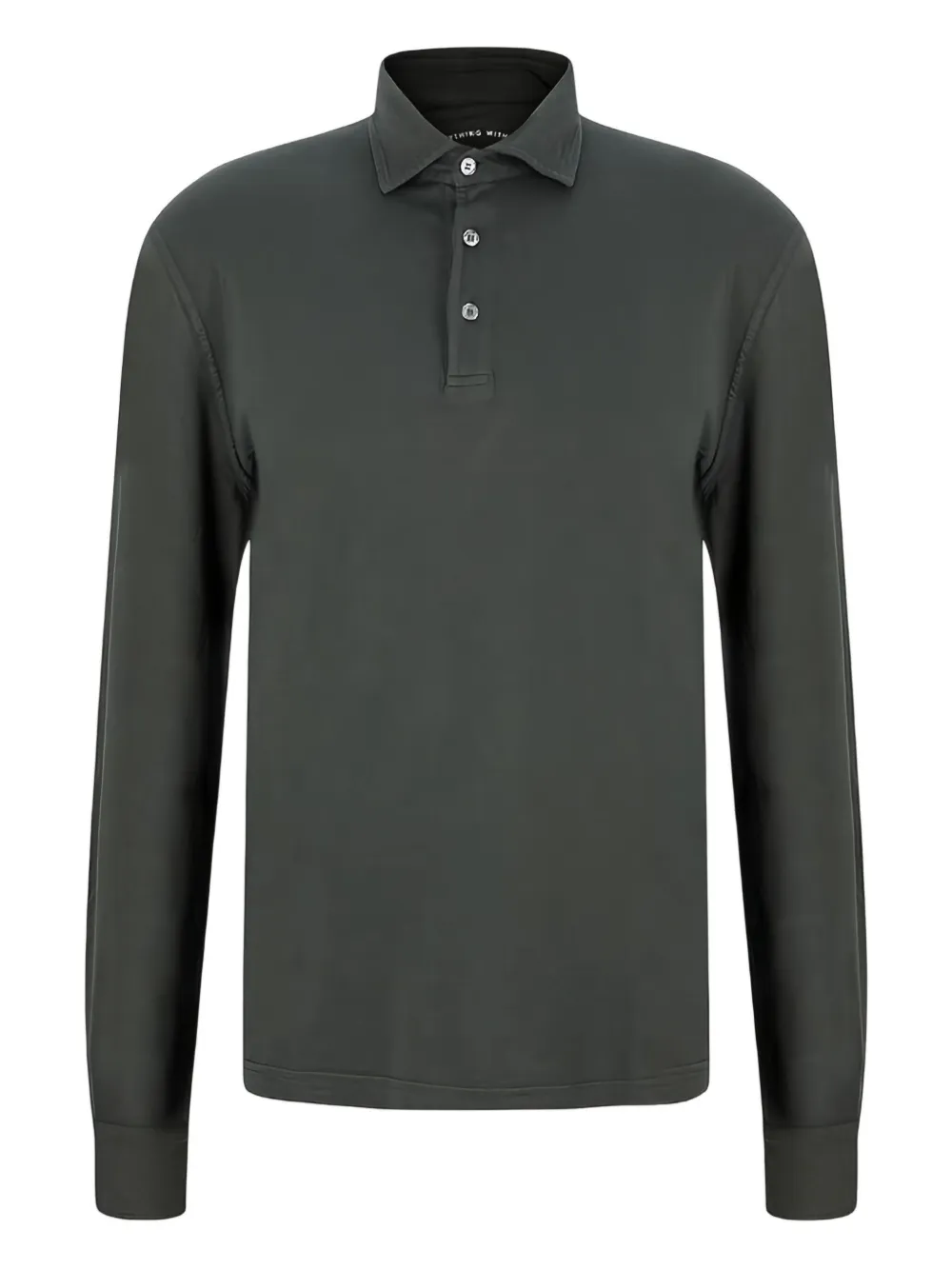 

Поло из органического хлопка Fedeli, серый