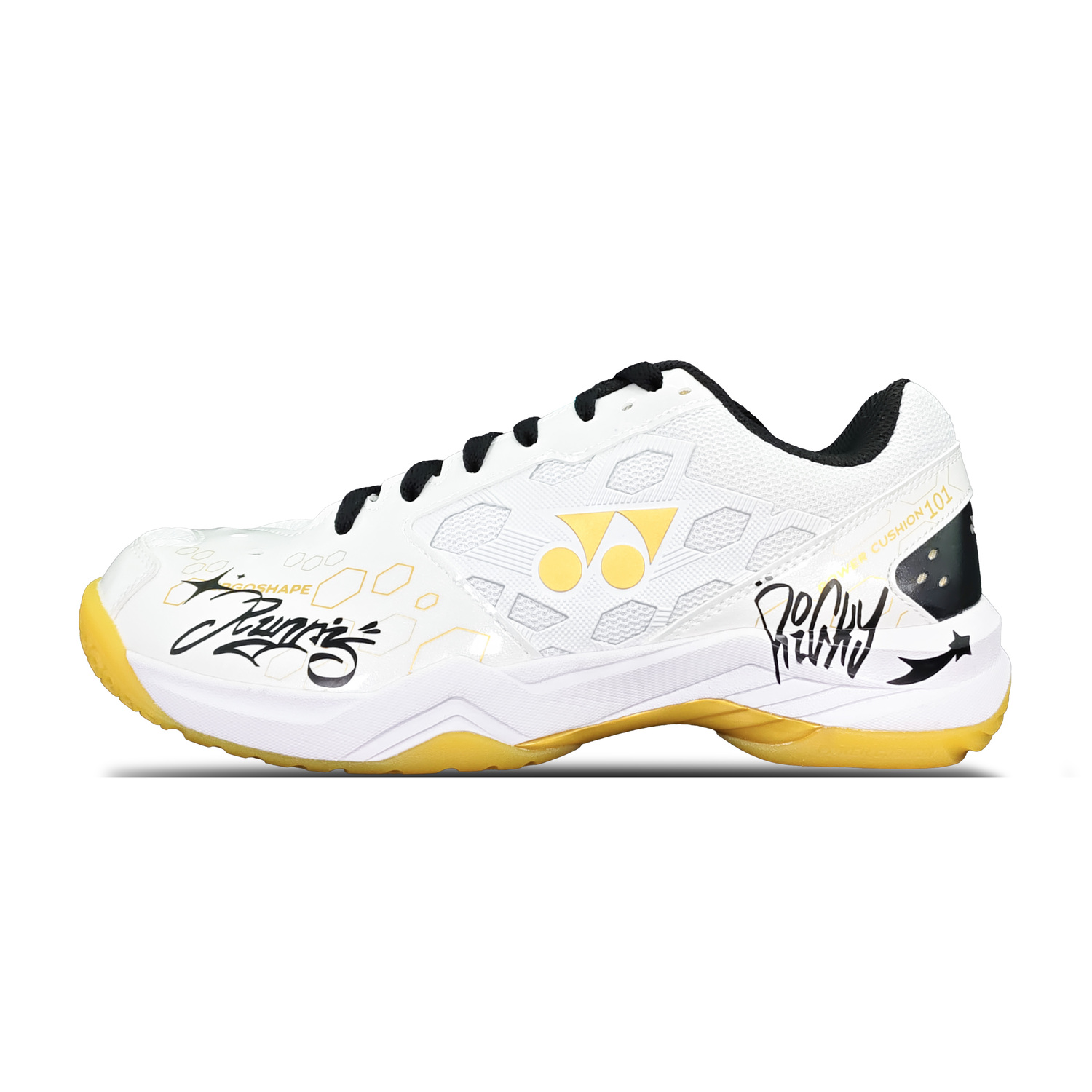 

Power Cushion амортизация, износостойкие низкие кроссовки для бадминтона Unisex YONEX, белый