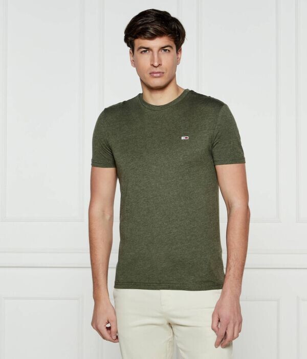 

Футболка мужская Tommy Jeans облегающего кроя, зеленый