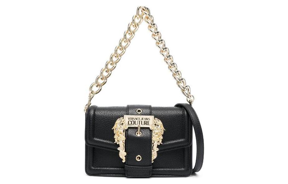 

Полиэстеровая женская сумка через плечо черная VERSACE JEANS COUTURE, Set (Bag+Dust Bag)