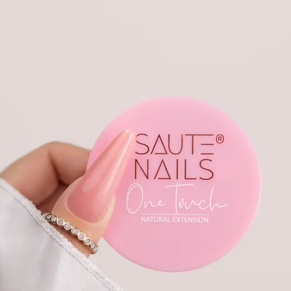 Натуральный гель для наращивания, 30 г Saute Nails One touch, цвет natural extension — фото 3