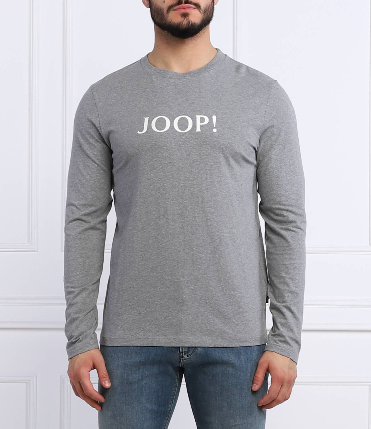 

Лонгслив Joop! Homewear regular fit, серый