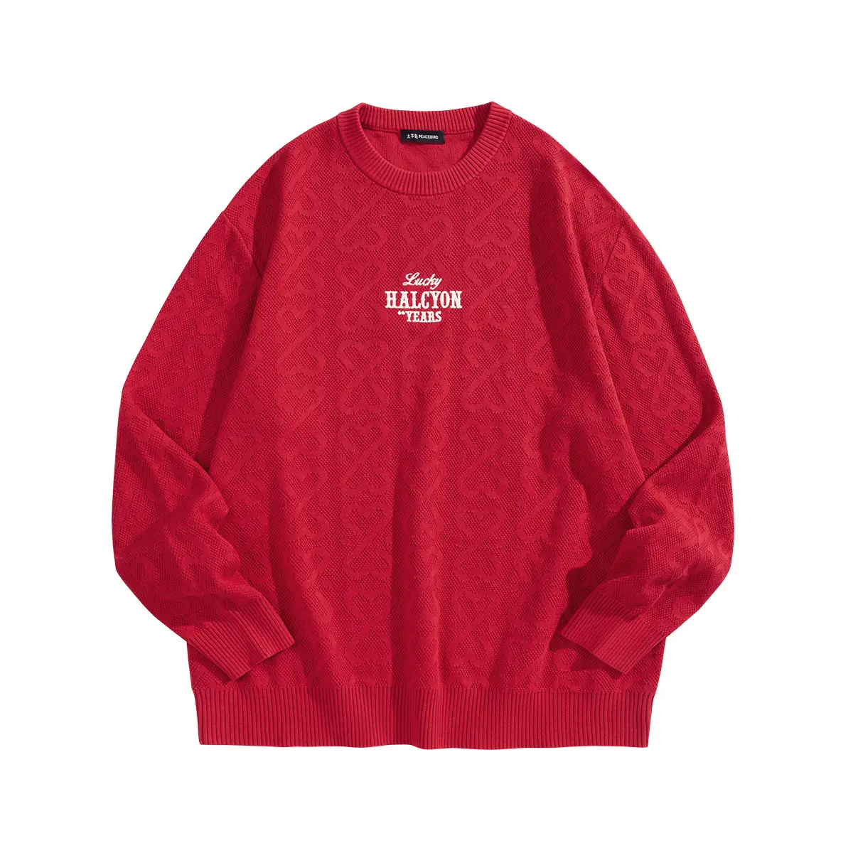 

PEACEBIRD MEN Свитер мужской Red 1