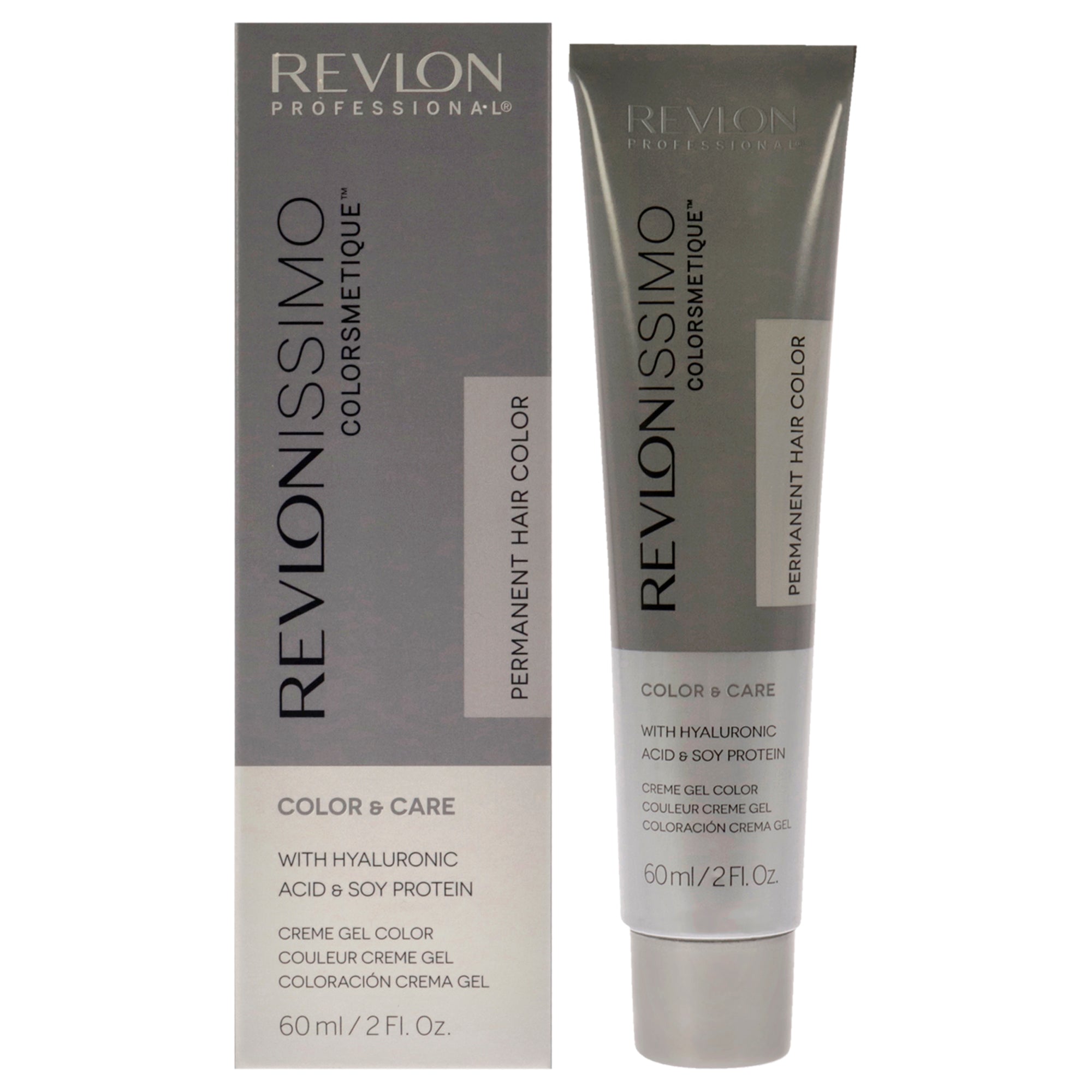 

Revlonissimo Colorsmetique - 63 Золотисто-темный блонд от Revlon, для мужчин и женщин - краска для волос 57 г, прозрачный
