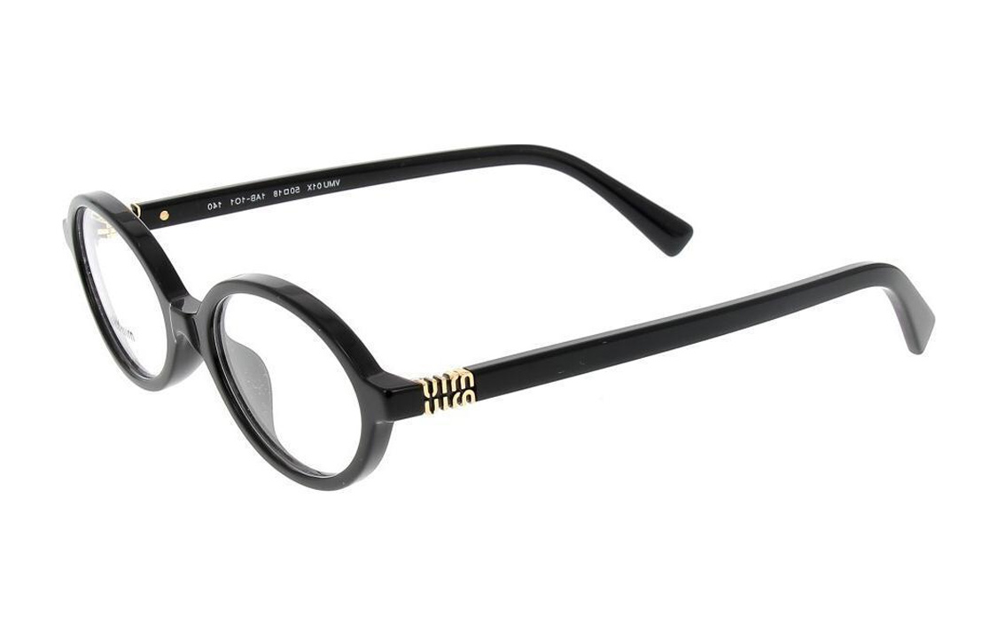 

Овальные оправы для очков унисекс черные MIU MIU