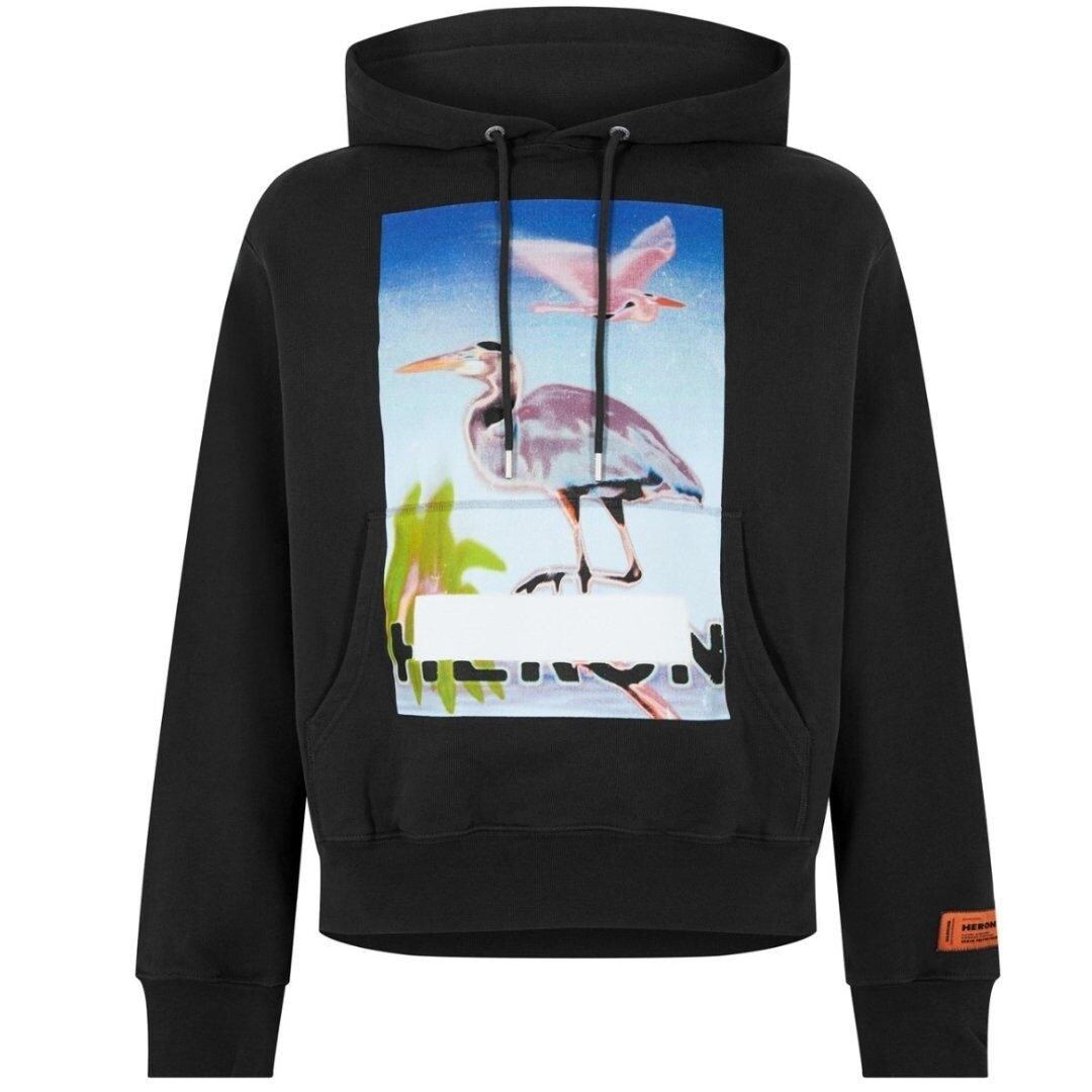 

Черный худи с логотипом Censored Heron Heron Preston, черный