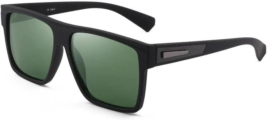 

2026 - Ретро большие квадратные солнцезащитные очки для женщин и мужчин, для вождения, большие солнцезащитные очки для женщин и мужчин, черные MTZJH, One Color