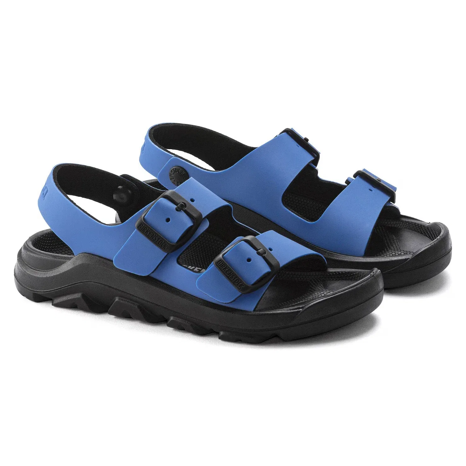 Детские сандалии Birkenstock Mogami, синие, с регулируемым ремешком Birko-Flor HTAT352