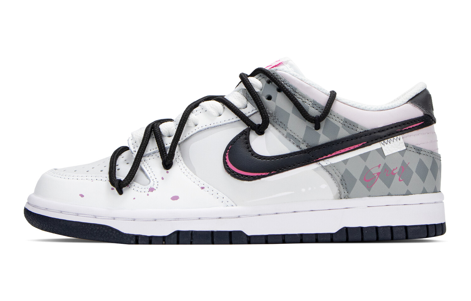 

Кроссовки Nike Dunk Skateboarding Shoes Women's Low-top White/gray, серый