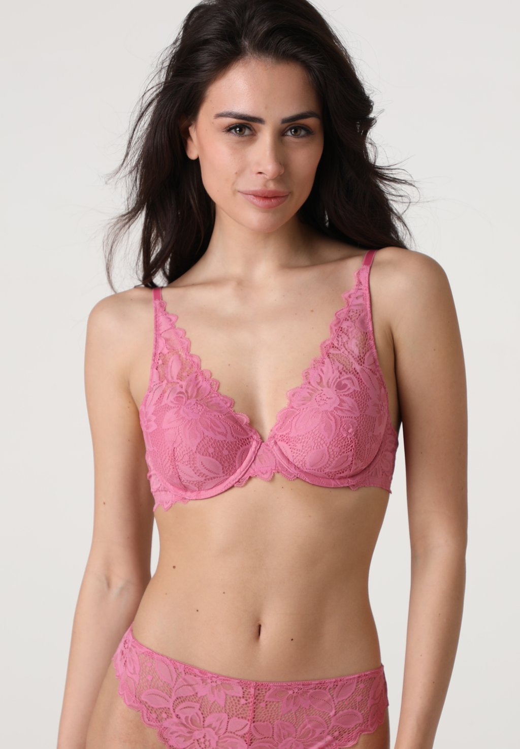 

Бюстгальтер на косточках Reggiseno a triangolo Lovable, фуксия