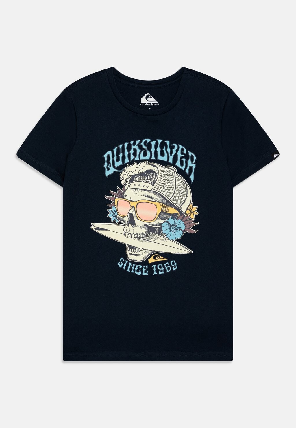 

Футболка SKULL Quiksilver, темно-синий