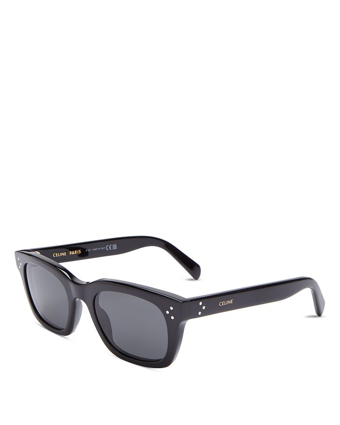 

Солнцезащитные очки Bold 3 Dots Rectangular, 51 мм CELINE, черный