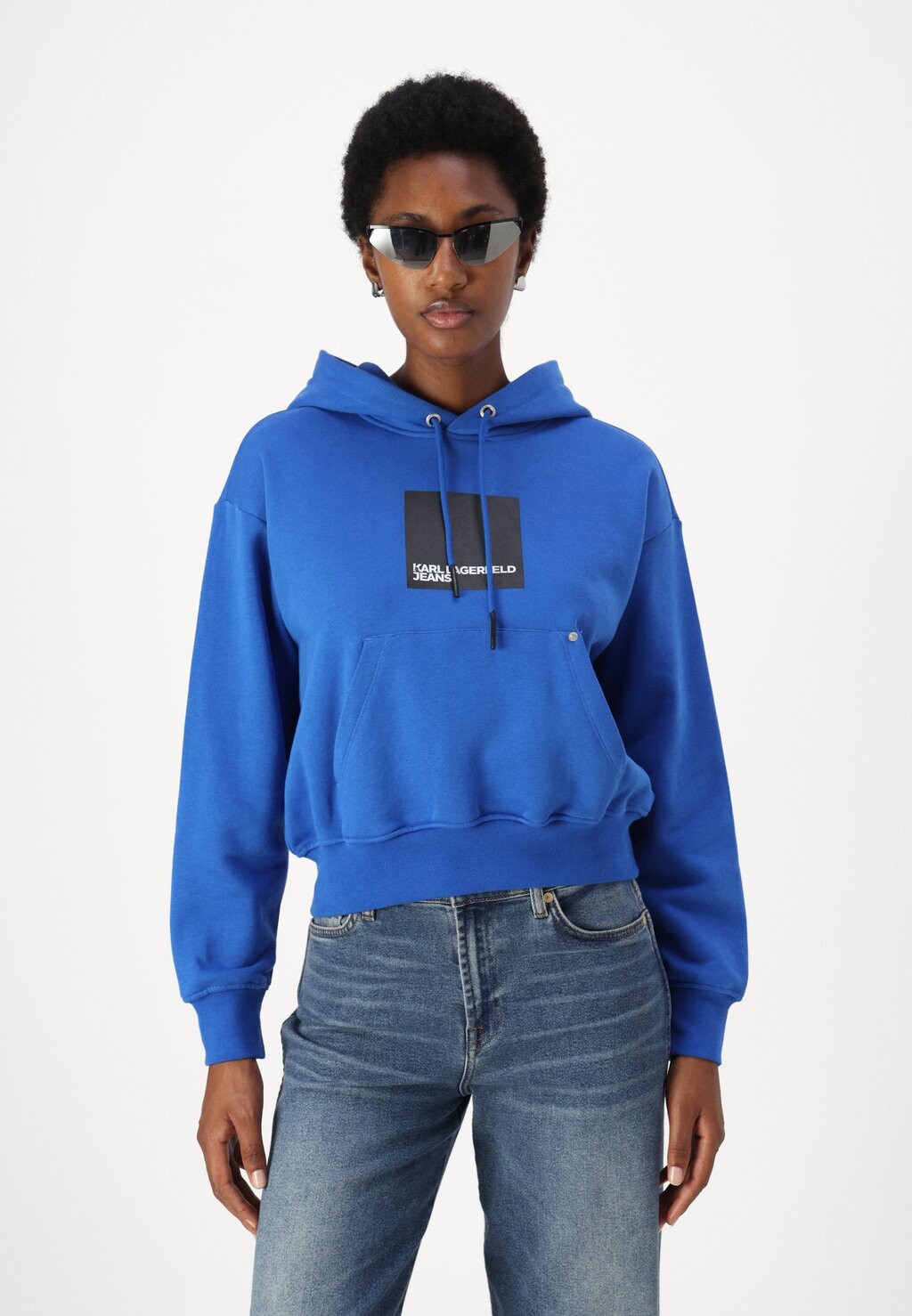 

Толстовка BOX LOGO Karl Lagerfeld Jeans, синий
