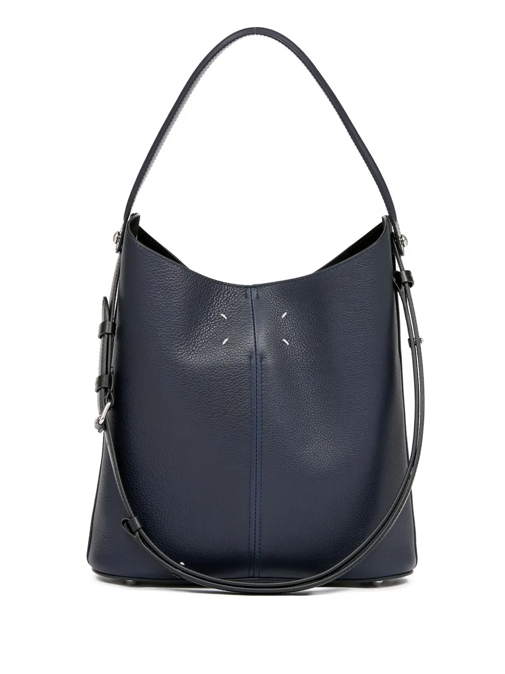 

Сумка-тоут Dress-Age Hobo из кожи с двумя ремнями MAISON MARGIELA, синий