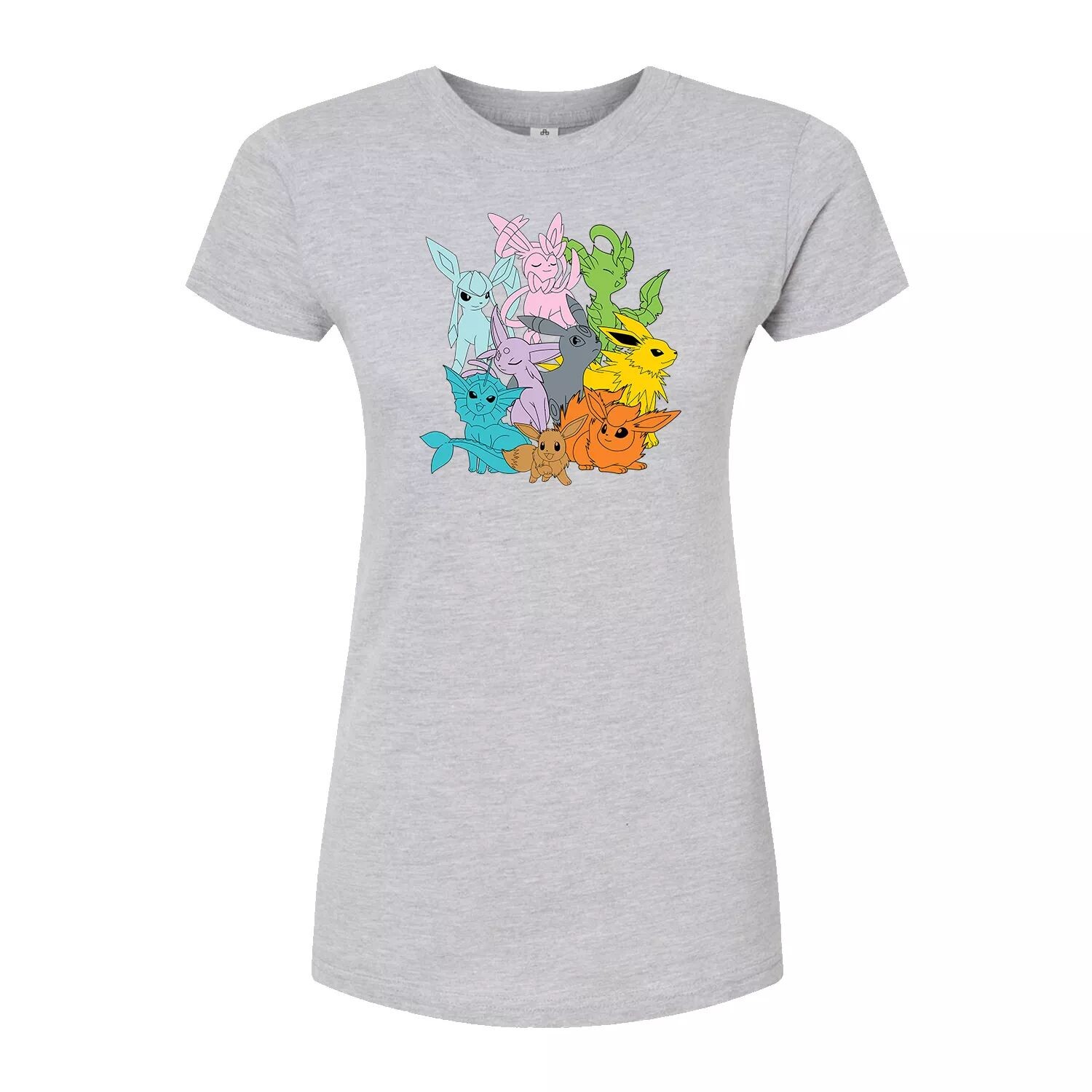

Облегающая футболка Pokémon Eevolutions для юниоров Licensed Character, серый