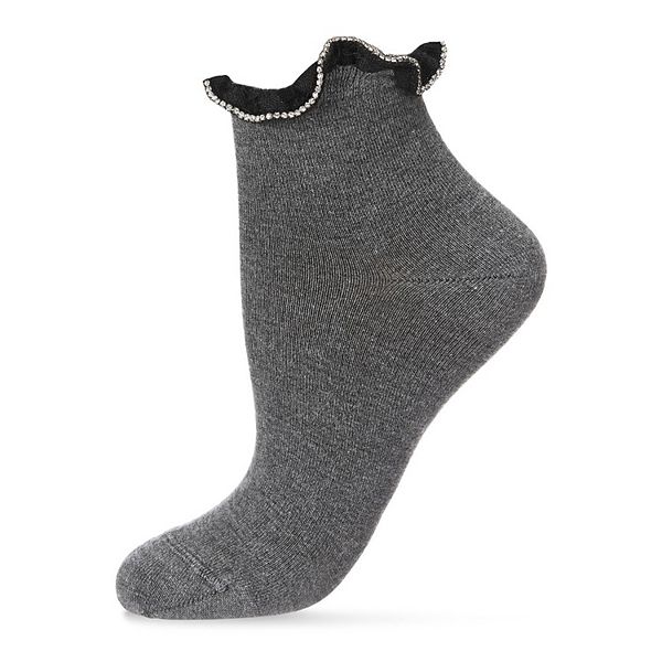 

Женские носки с манжетой-рюшем Memoi