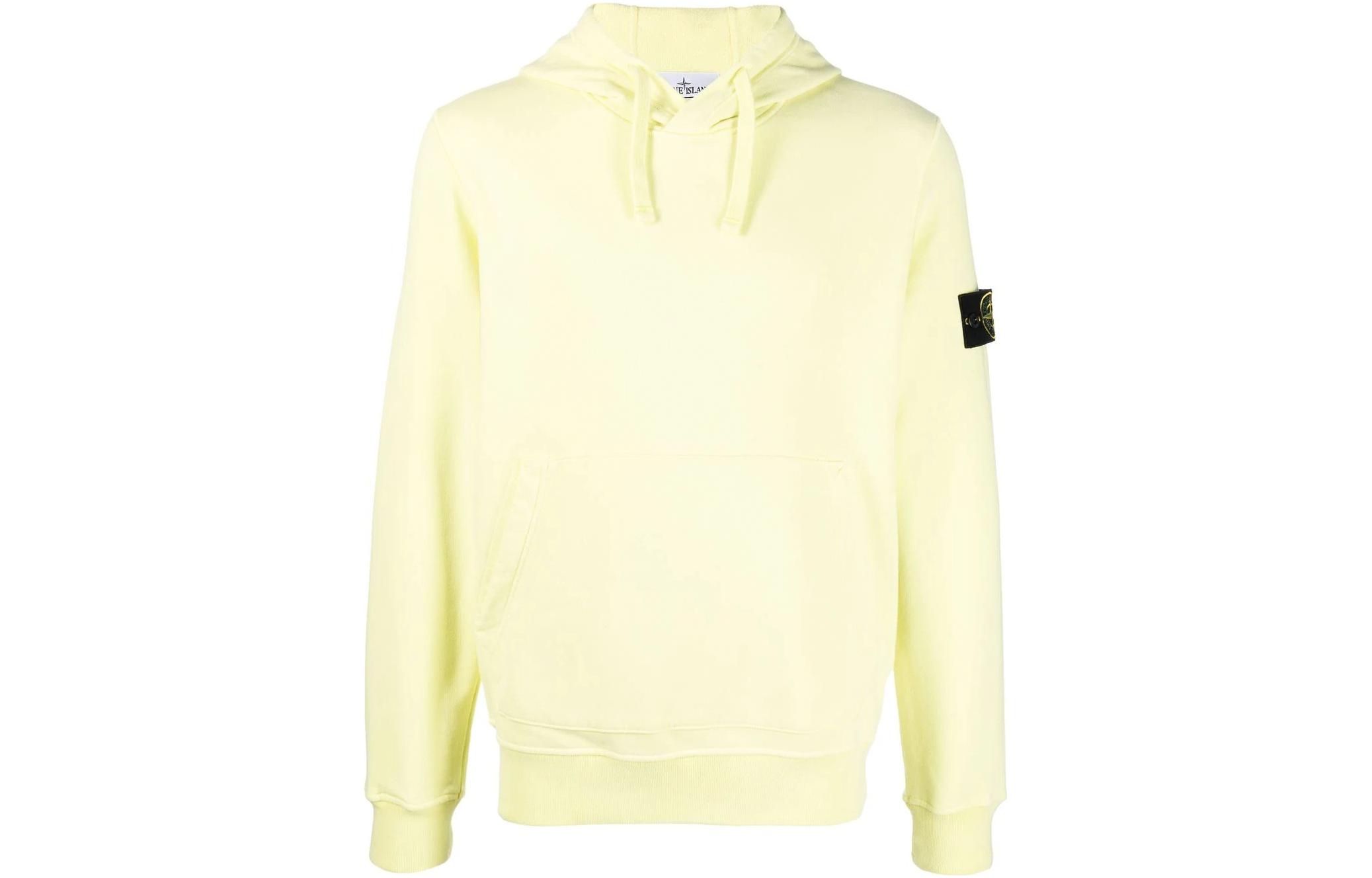 STONE ISLAND Свитшот мужской лимонно-желтый — фото 3