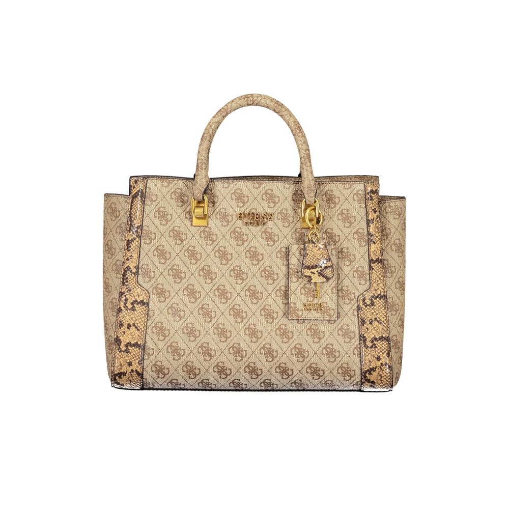 

Бежевая полиэтиленовая сумка Guess Shoes