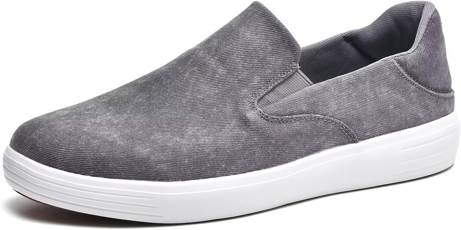 

Мужские сетчатые кроссовки TIOSEBON с легкой посадкой- удобные мокасины для вождения, модные кроссовки, серый