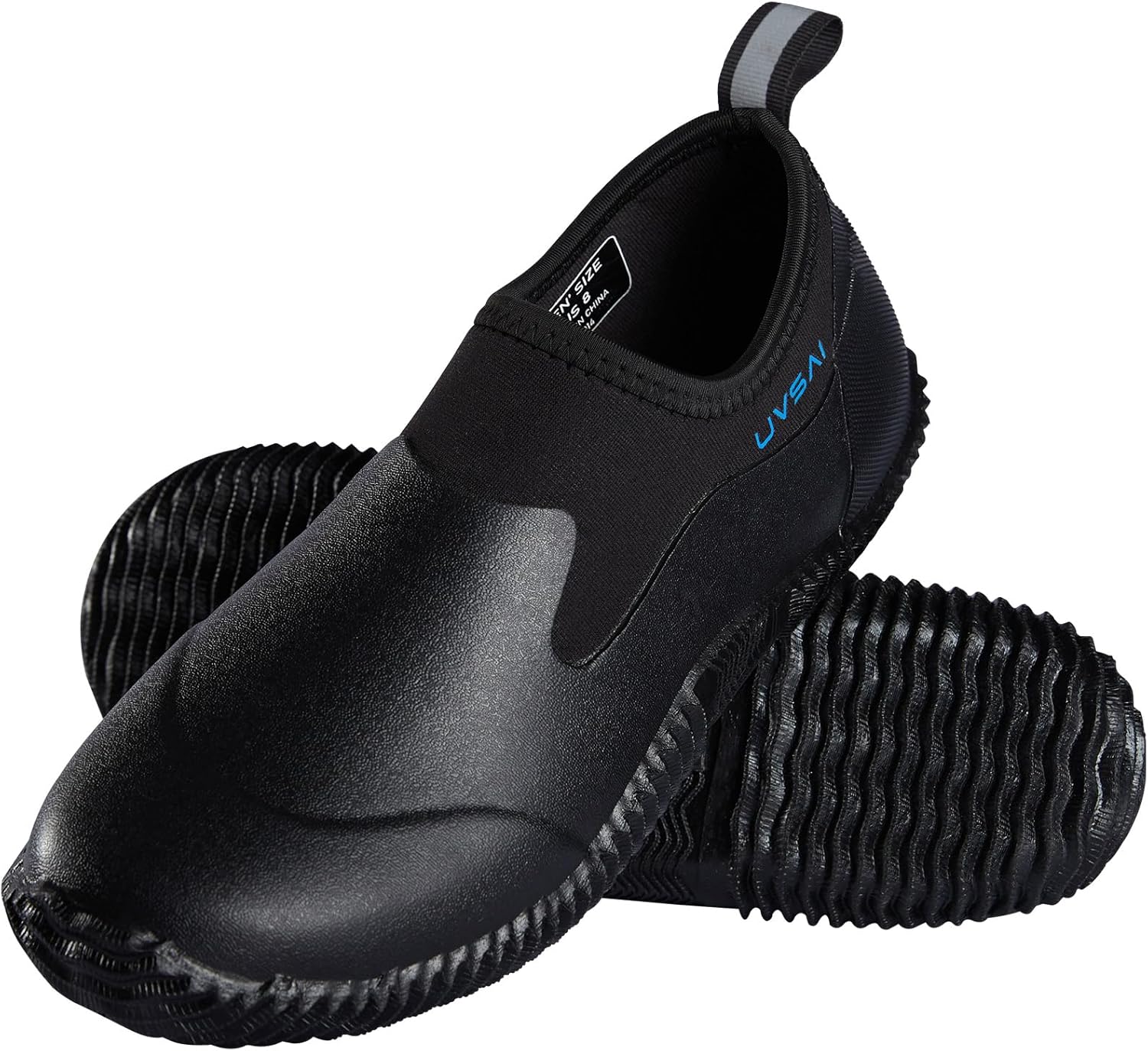 

Мужские водонепроницаемые садовые ботинки-дождевики, слипоны для садоводства, фермерства, кемпинга, ухода за газоном и работы во дворе Uvsai, черный