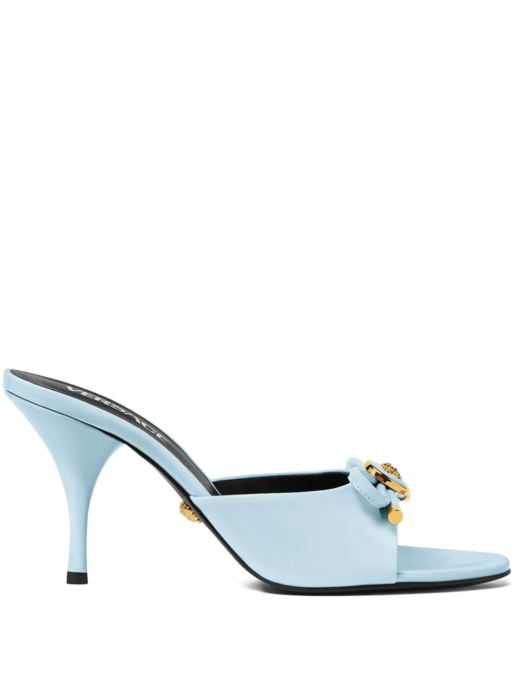 Босоножки Opera Bow 85 Versace, синий