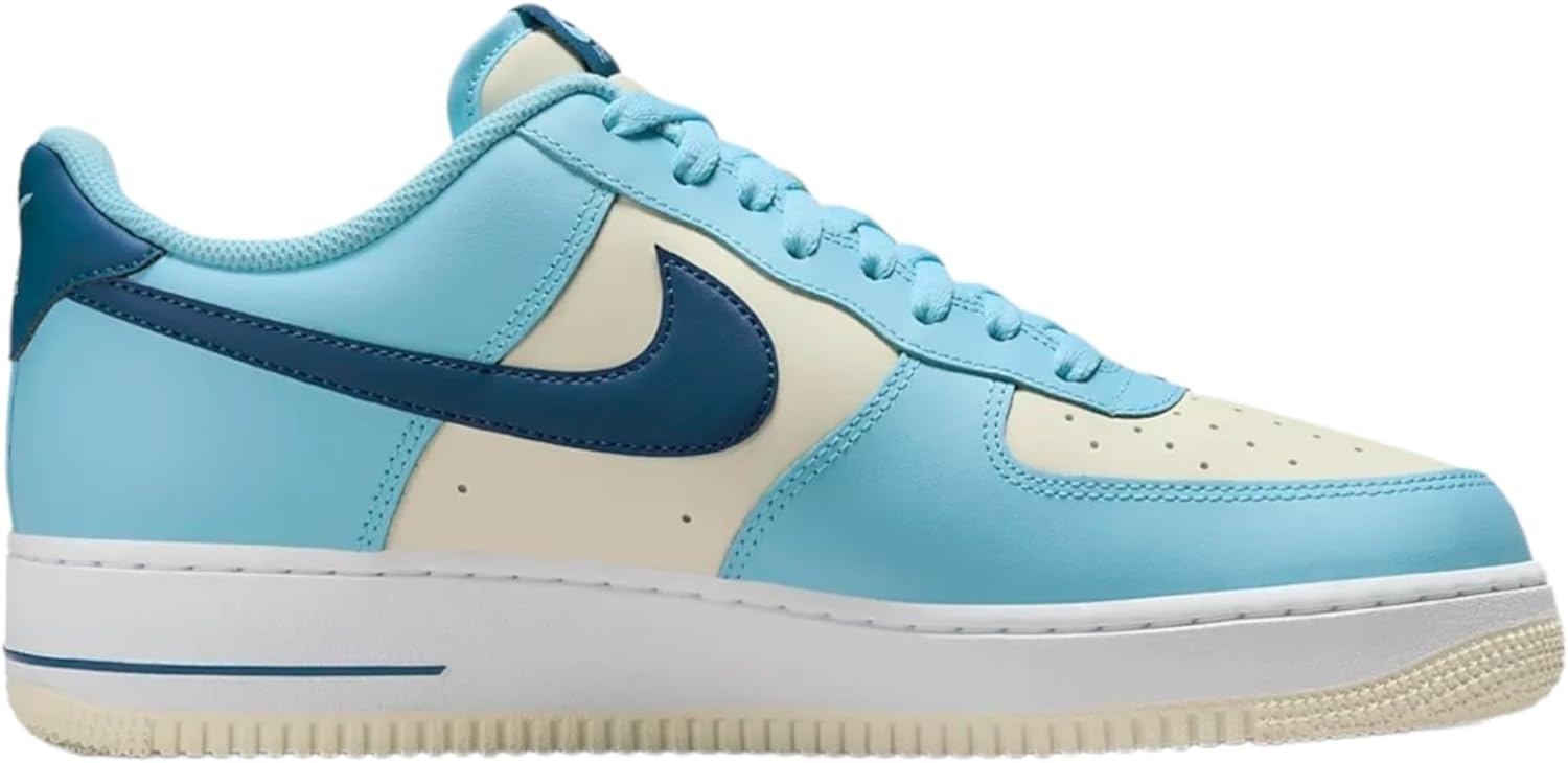 Кроссовки Nike Unisex Air Force 1 07, Aquarius Blue Court Blue — фото 2
