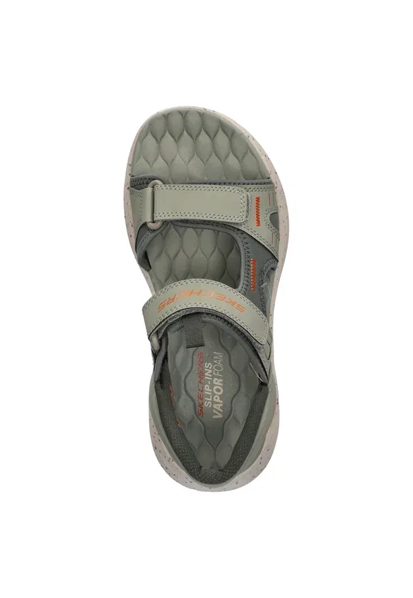 Сандалии мужские Skechers Hands free slip in vapor foam, зеленые — фото 2
