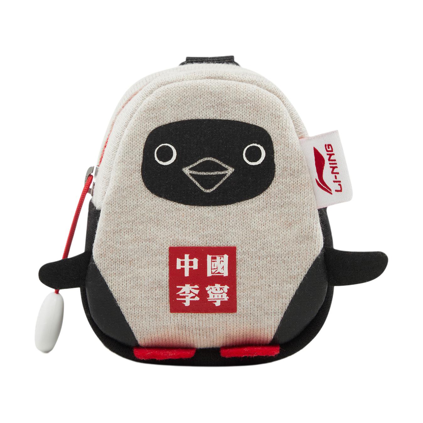 

LiNing Универсальный кошелёк для монет из хлопка с полиэстером в сером меланже, Heather Gray