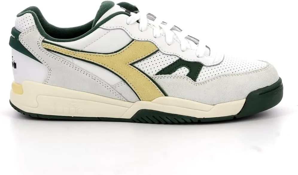 Кроссовки Diadora Unisex Winner SL, белый/зеленый