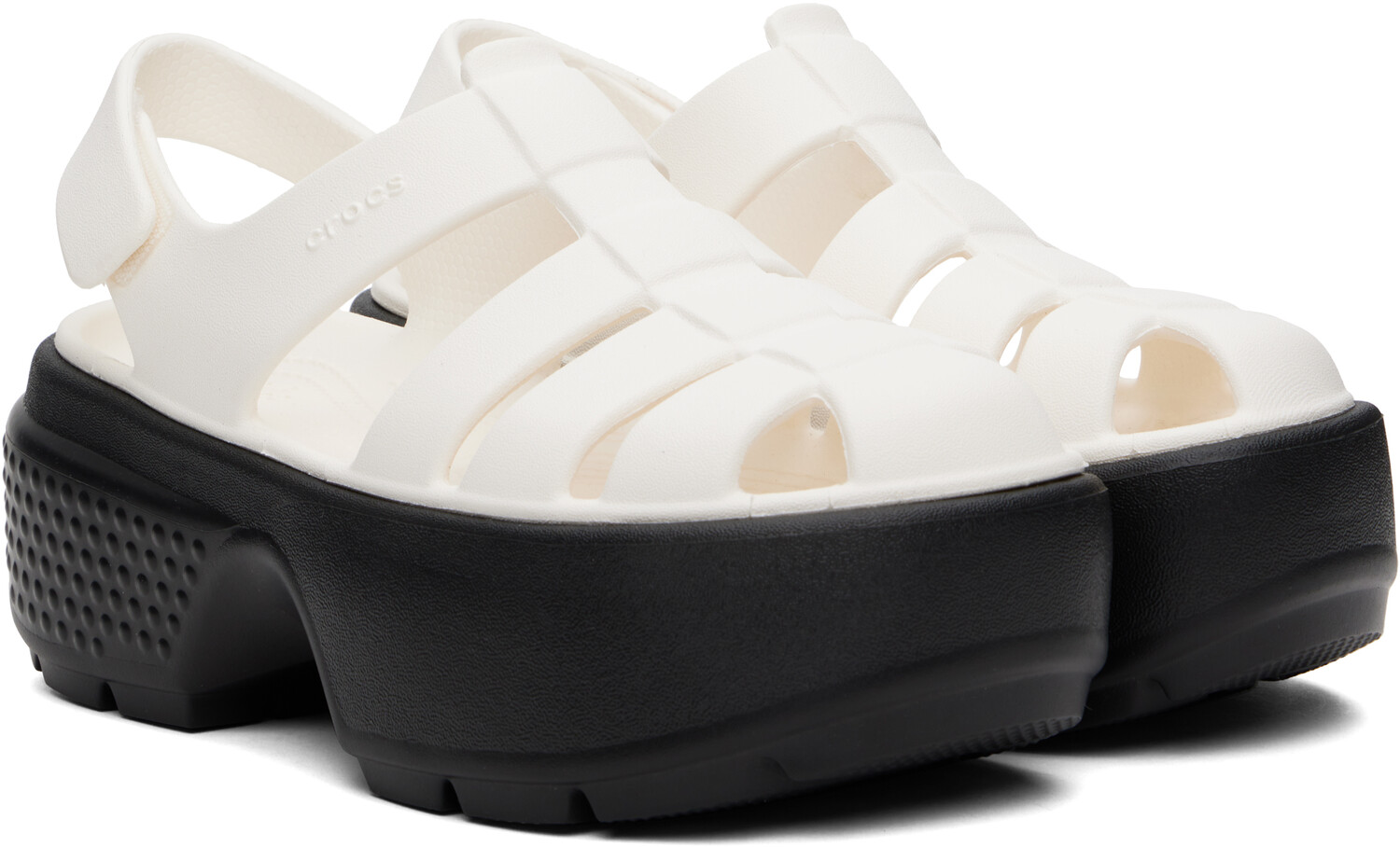 Сандалии Off-White Stomp Fisherman Crocs — фото 4