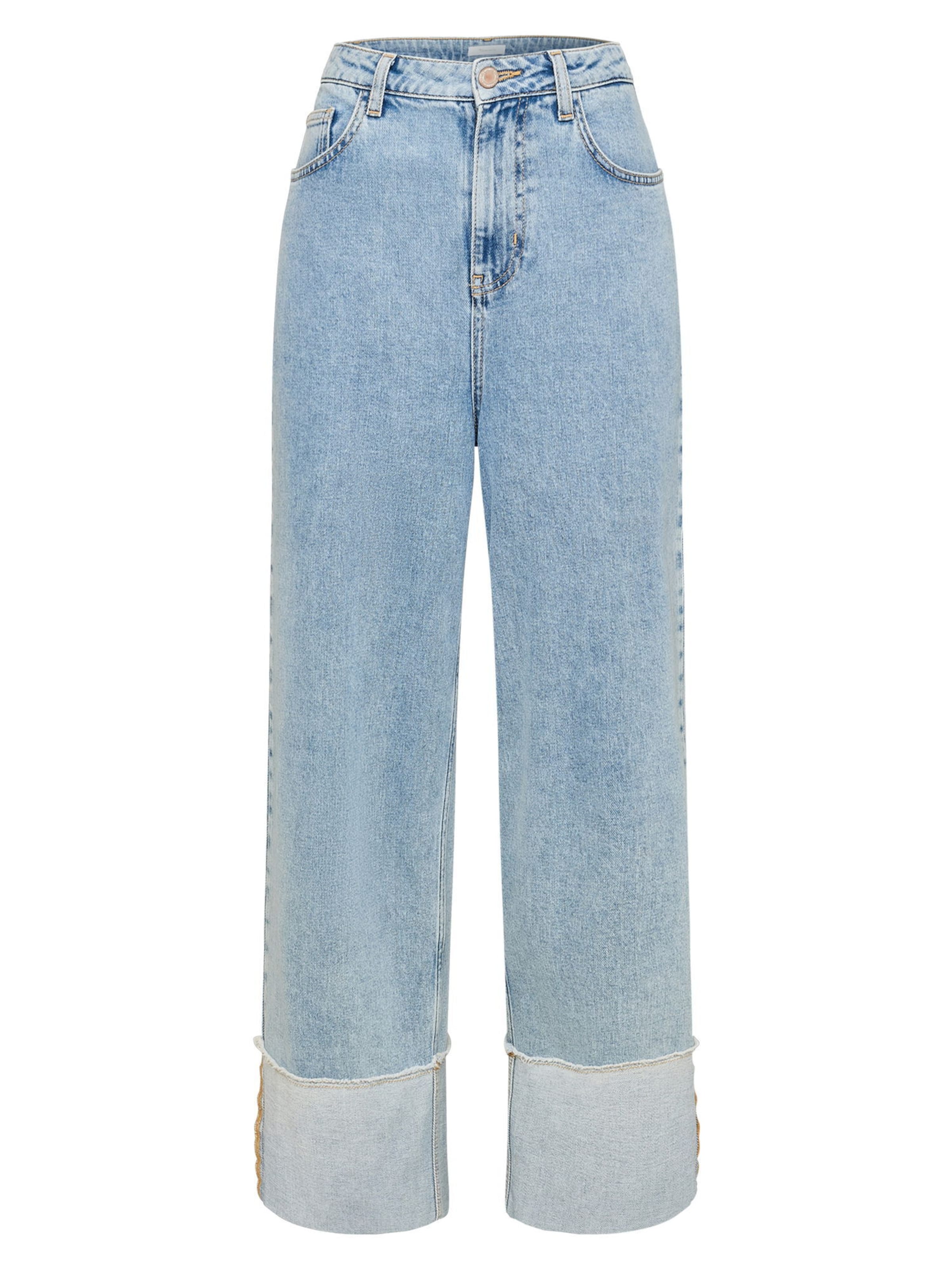 

Tamaris Джинсы Wide Leg в синем дениме