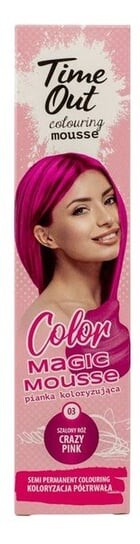 

ПЕНКА-КРАСКА ДЛЯ ВОЛОС 03 Crazy Pink 75мл TIME OUT COLOR