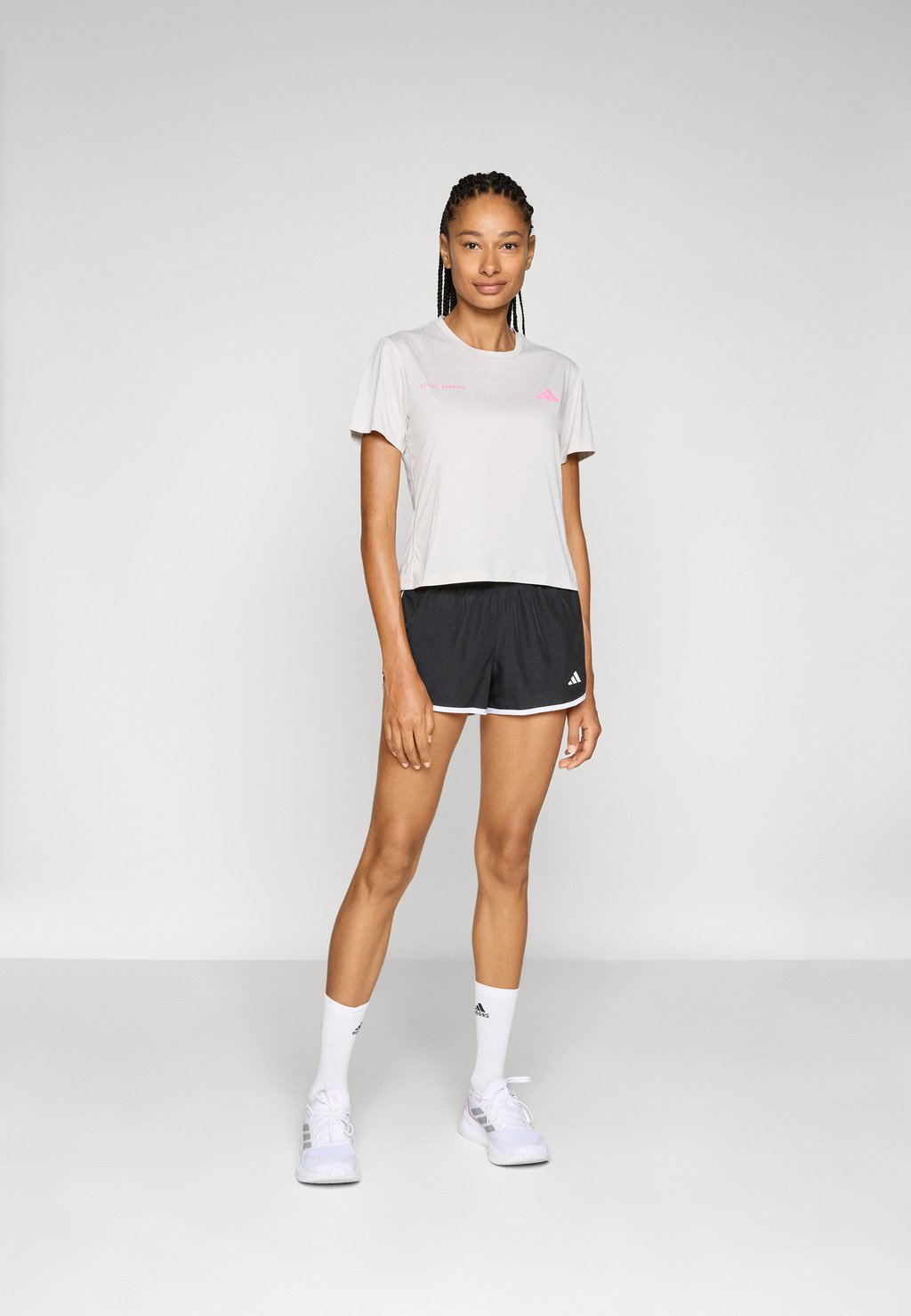 Спортивная футболка TEE Adidas Performance, серый — фото 2