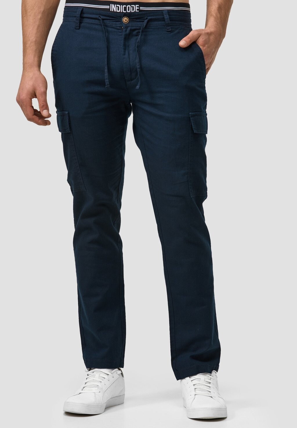 

Брюки-карго INDICODE JEANS, цвет navy