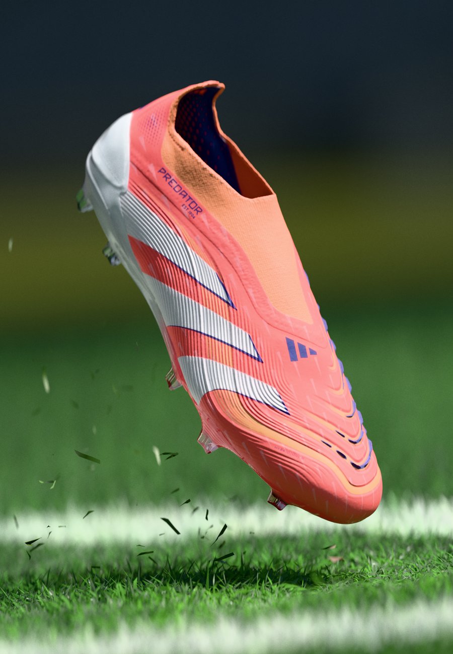 

Кроссовки Adidas Performance PREDATOR ELITE LACELESS FIRM GROUND FOOTBALL BOOTS, Signal Coral/Footwear White/Beam Orange/Coral