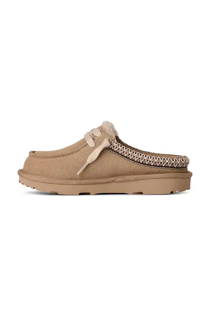Тапочки детские TASMAN MULE UGG, бежевый — фото 4